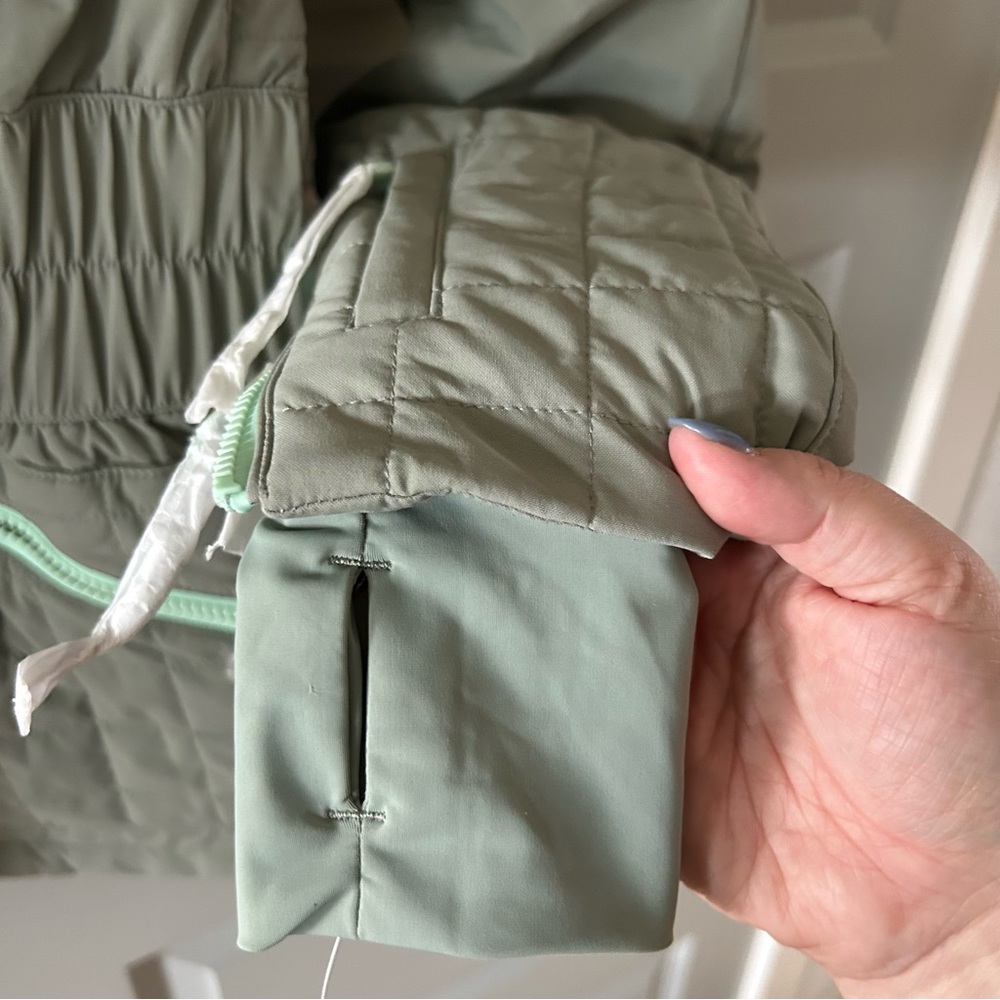NWT Free People All Prepped Ski Jacket Greyed Olive - Picture 7 of 12